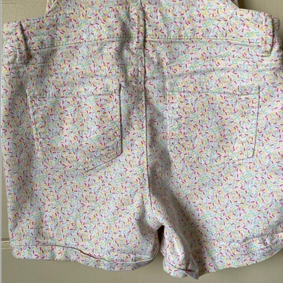 Ice Cream Sprinkles Overall Shorts - Picture 7 of 9